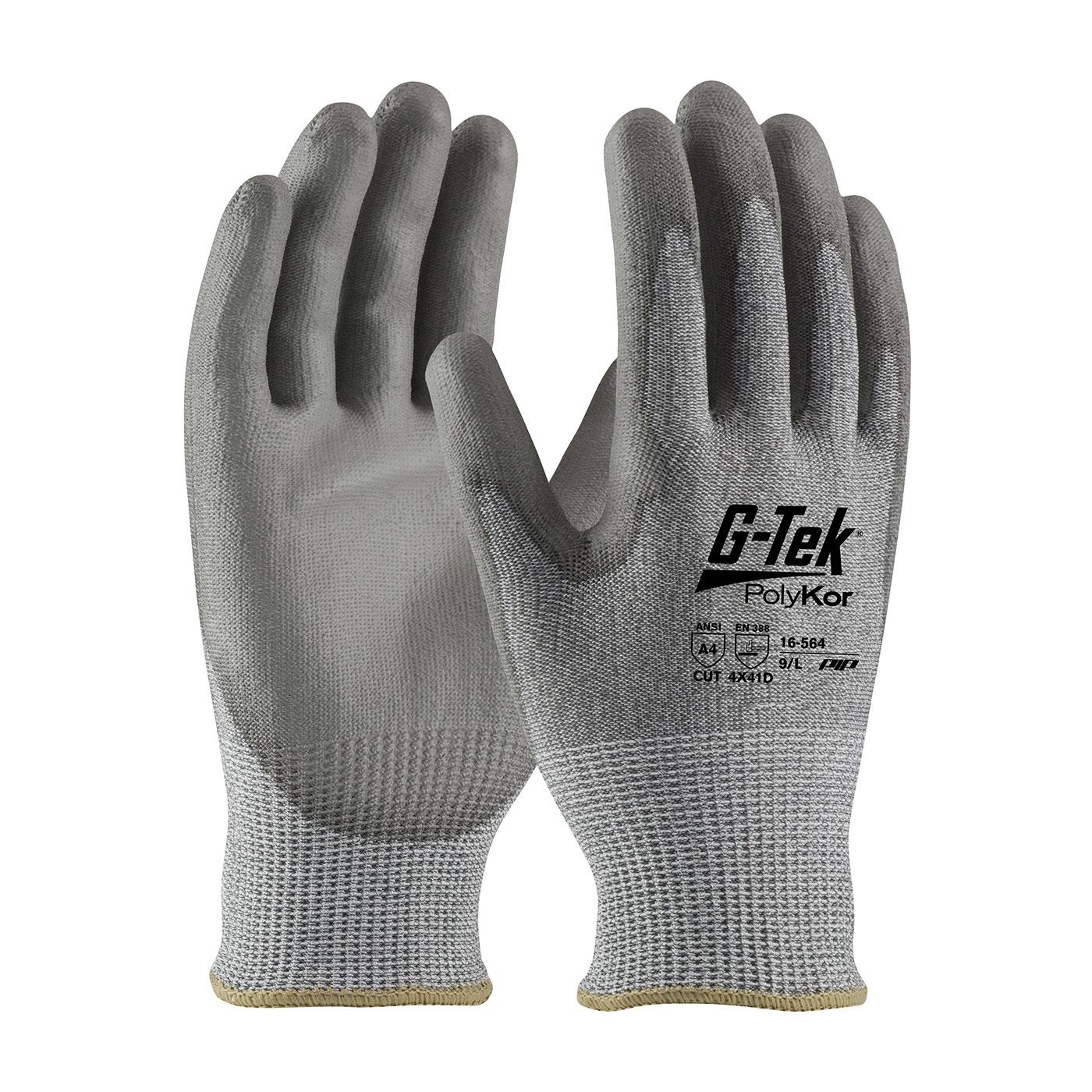 G-TEK POLYKOR 16-564 PU PALM COAT - Tagged Gloves